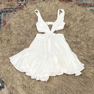 Princess Polly mini dress white size 4